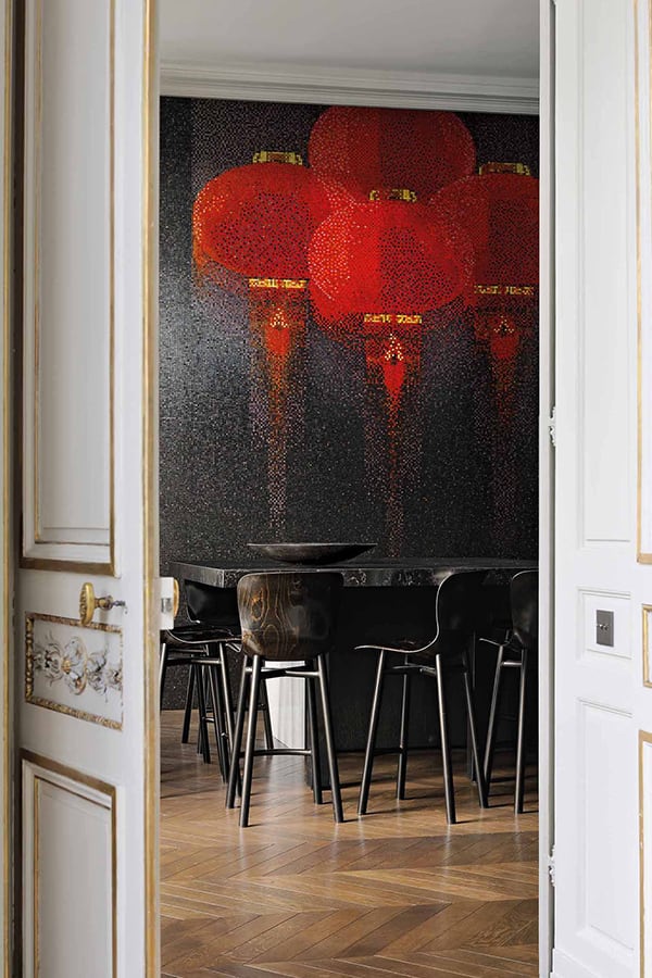 Bisazza Lanterns Black, Design Steve Leung, Photo Erick Saillet